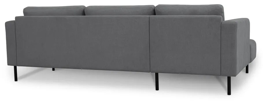 Sötétszürke sarokkanapé (bal oldali) Hero – Scandic