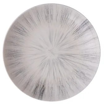 24 darabos étkészlet, szürke/porcelán