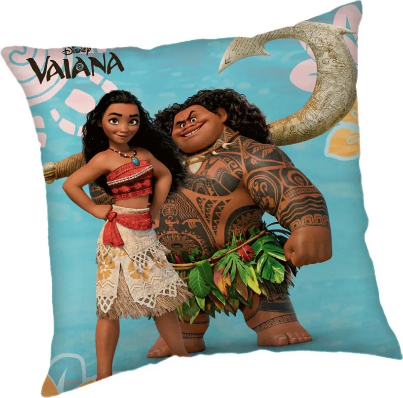 Disney Vaiana Adventure párna, díszpárna 40x40 cm