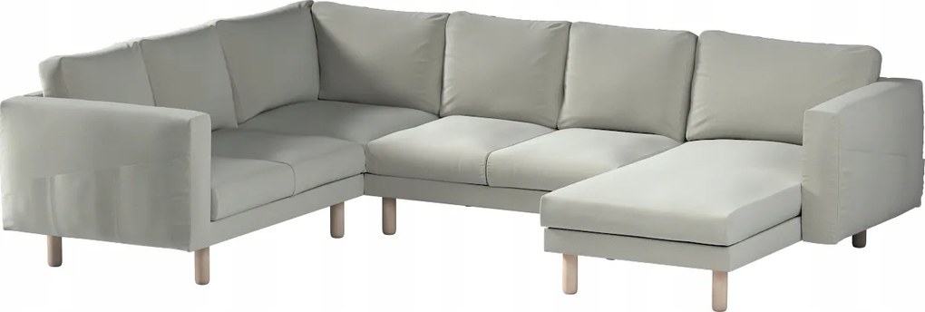 Dekoria Norsborg 5 személyes kanapé huzat Ikea zöld