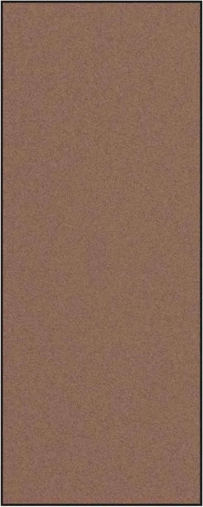 vidaXL Ajtószőnyeg Barna és fekete 120 x 300 cm Polipropilén és vinil