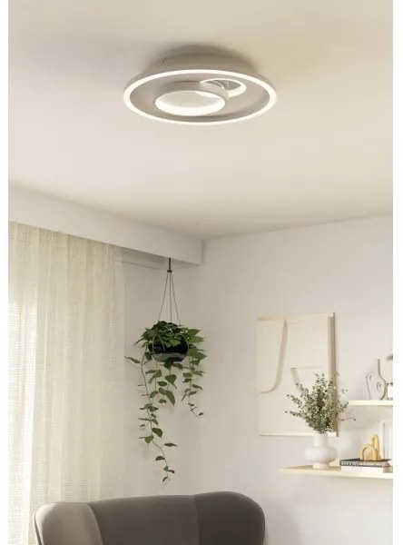 Eglo 901246 - LED Mennyezeti lámpa TIRIOLO 1xLED/14W/230V + 1xLED/8,5W fehér