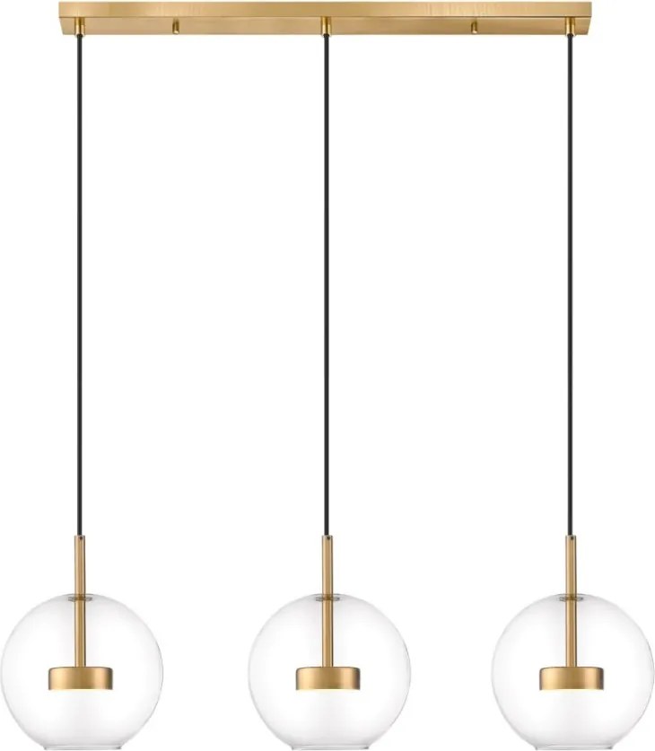 ZUMA LINE P0428-03J-L4AC ENCELADUS Többágú Függesztett Lámpa Arany LED IP20