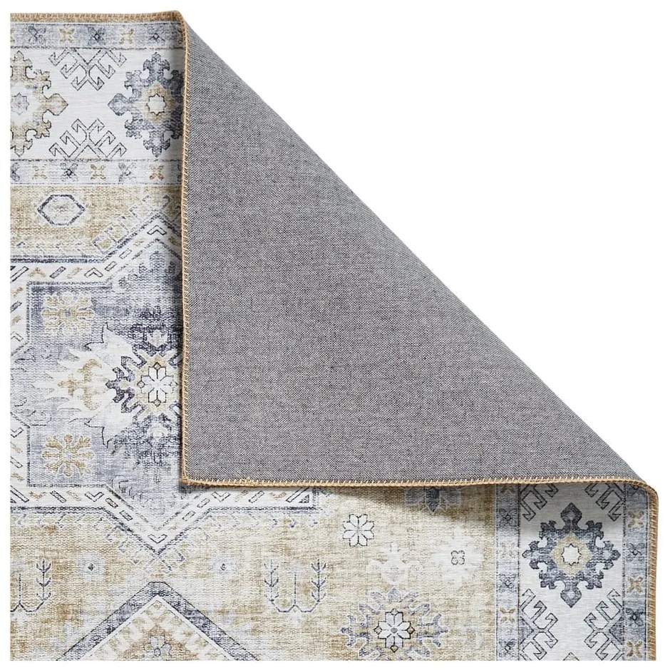 Szürke-bézs futószőnyeg 60x225 cm Topaz – Think Rugs