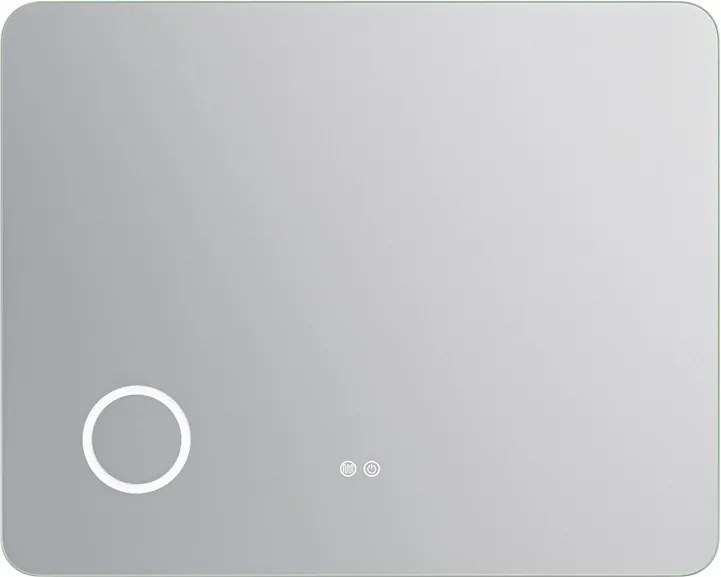 Erga Myra, LED tükör 100x80 cm kozmetikai tükörrel, 3x nagyítás, 4114 lm, 3 fényszín, háttérvilágítás, ERG-V01-MYRA-1080-00