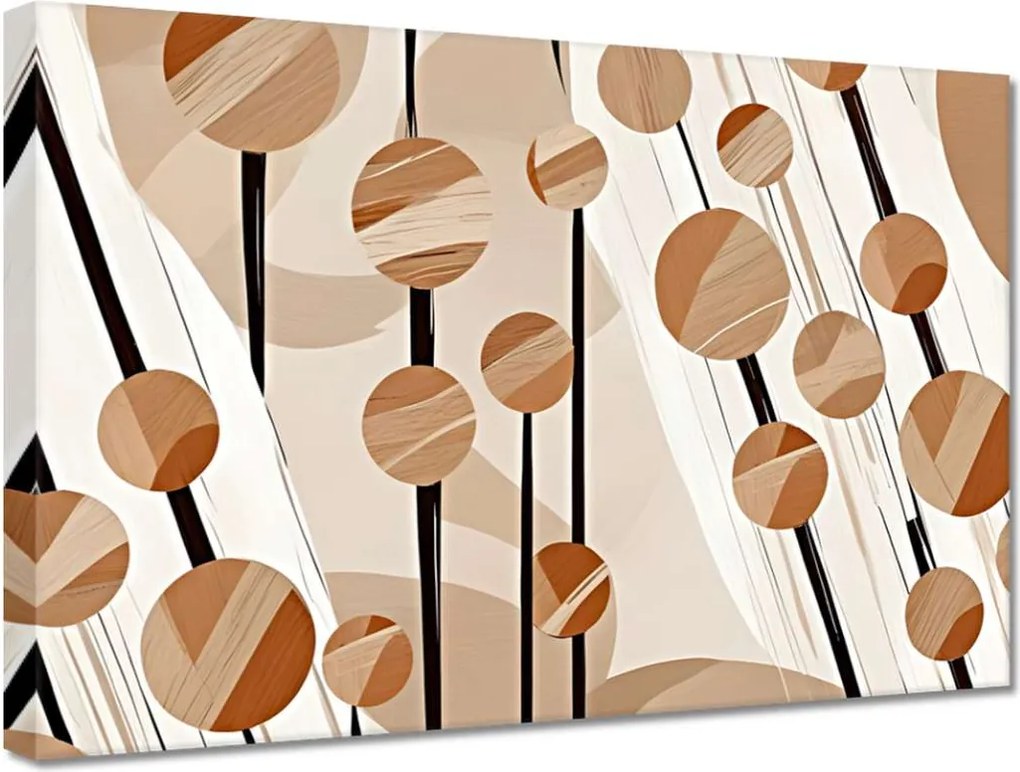 Vászonkép 30x20 Bézs az oszlopokon