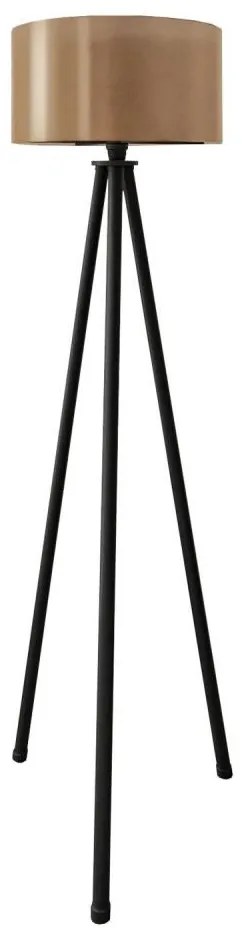 Állólámpa AYD 1xE27/40W/230V fekete/barna