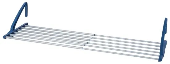 WENKO 63005800 - Ruhaszárító 37,5x21 cm rozsdamentes acél/ezüst/kék