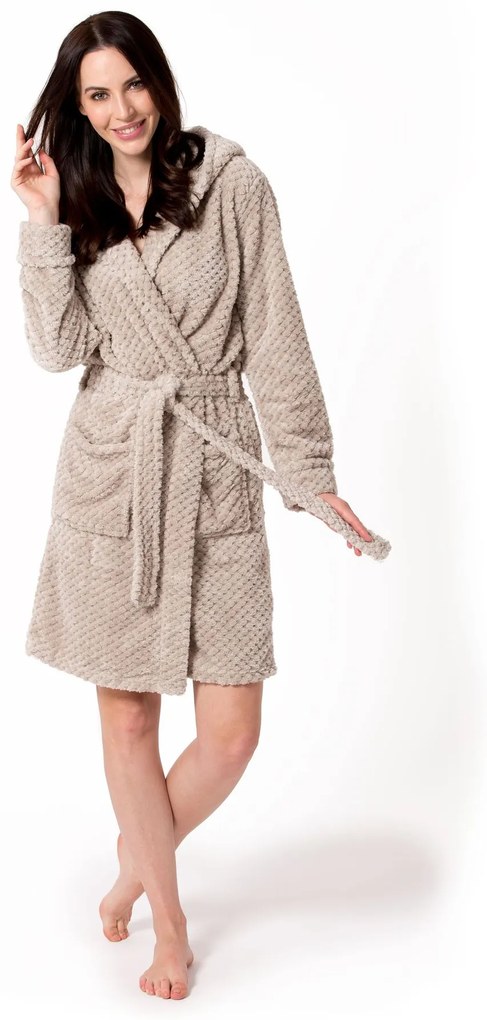 Női fürdőköpeny Rea DIAMOND Beige L