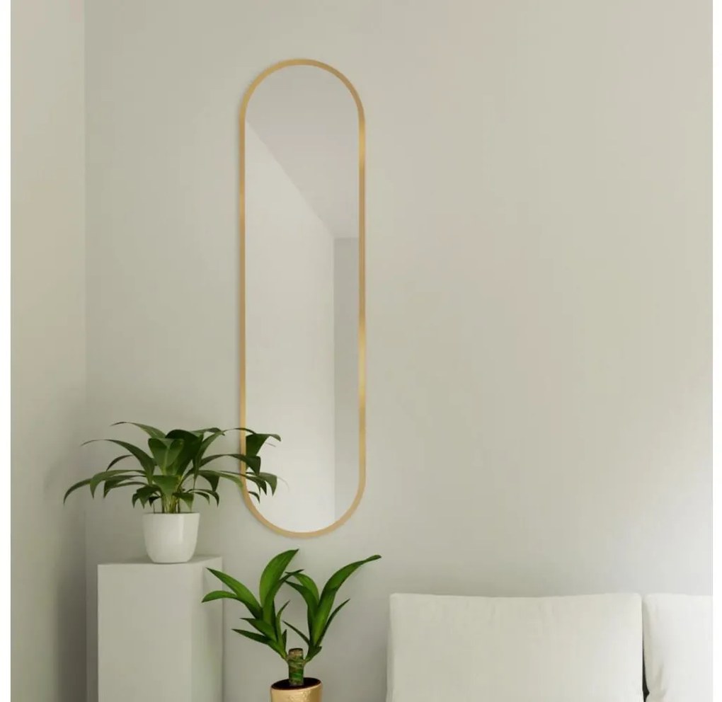 Baltica Design - Fali tükör TINY BORDER 155x40 cm arany