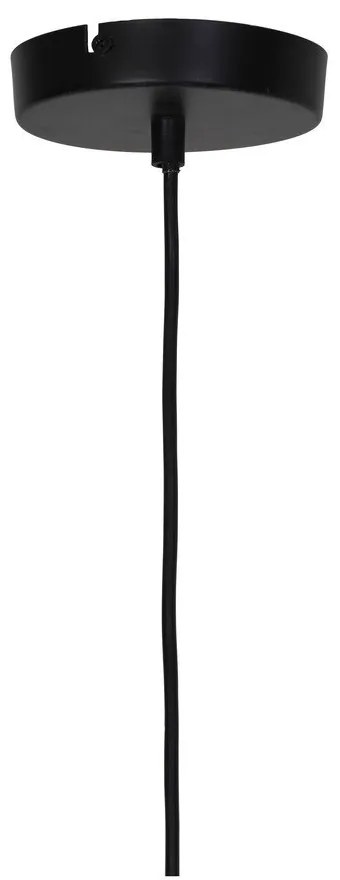 Matt fekete függőlámpa fém búrával ø 50 cm Reilley – Light &amp; Living