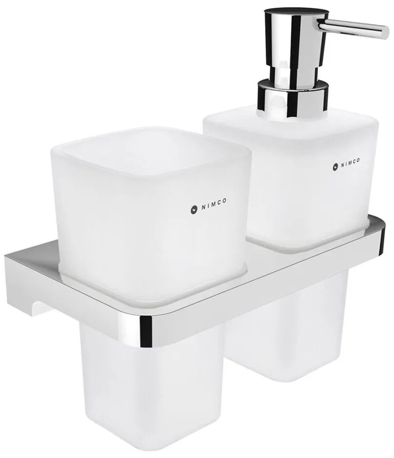 NIMCO MA 2905831H-26 - Fali szappanadagoló és fogkefe állvány MAYA 290 mm