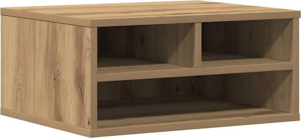 vidaXL Nyomtatóállvány Artisan tölgy 49 x 40 x 22,5 cm Faanyag