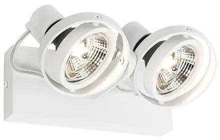 Modern fehér reflektor 2-lámpás - Master 70