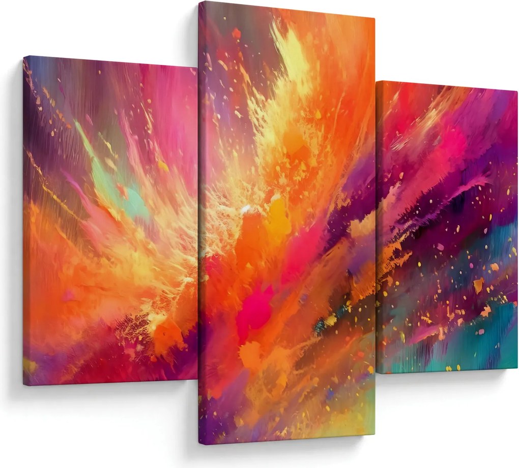 Kép - Dinamikus absztrakció (90x60 cm)
