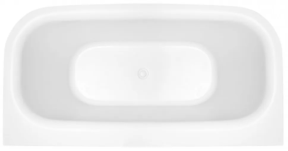MONA egyenes fürdőkád - fényes fehér