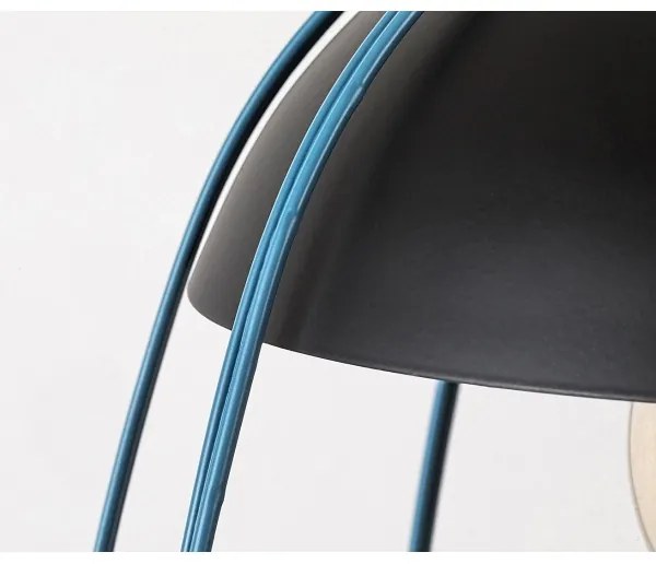 Rabalux 72024 - Csillár zsinóron SVENS 1xE27/60W/230V fekete/kék