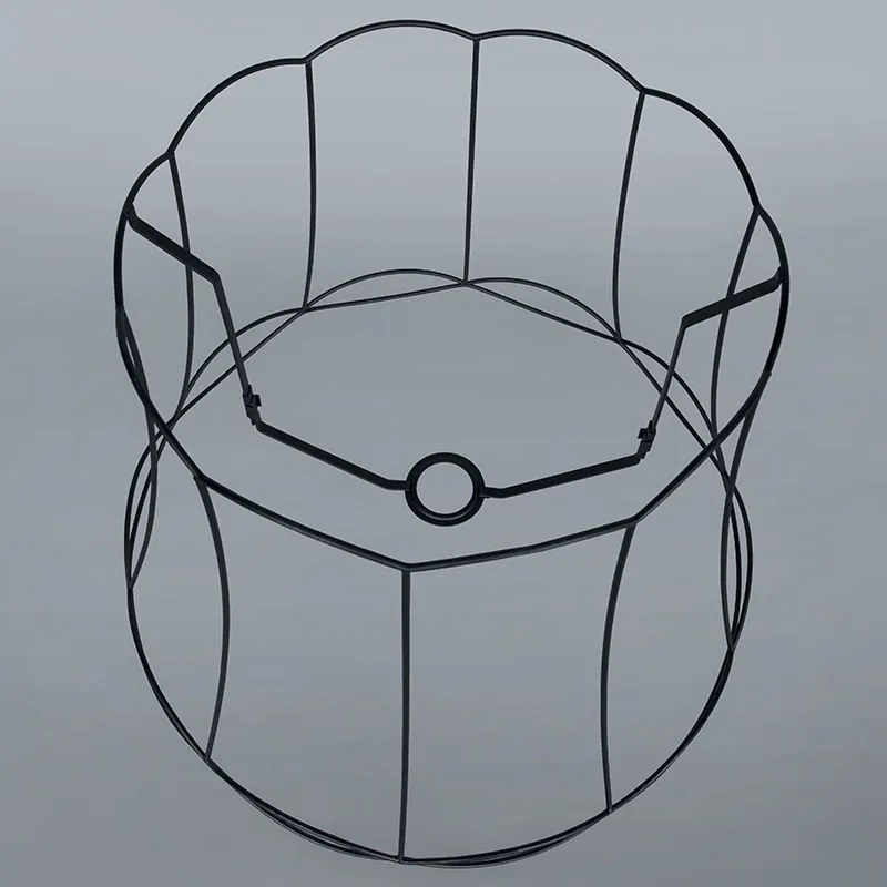 2 db Retro lógólámpa szett fekete 50 cm - Granny Frame