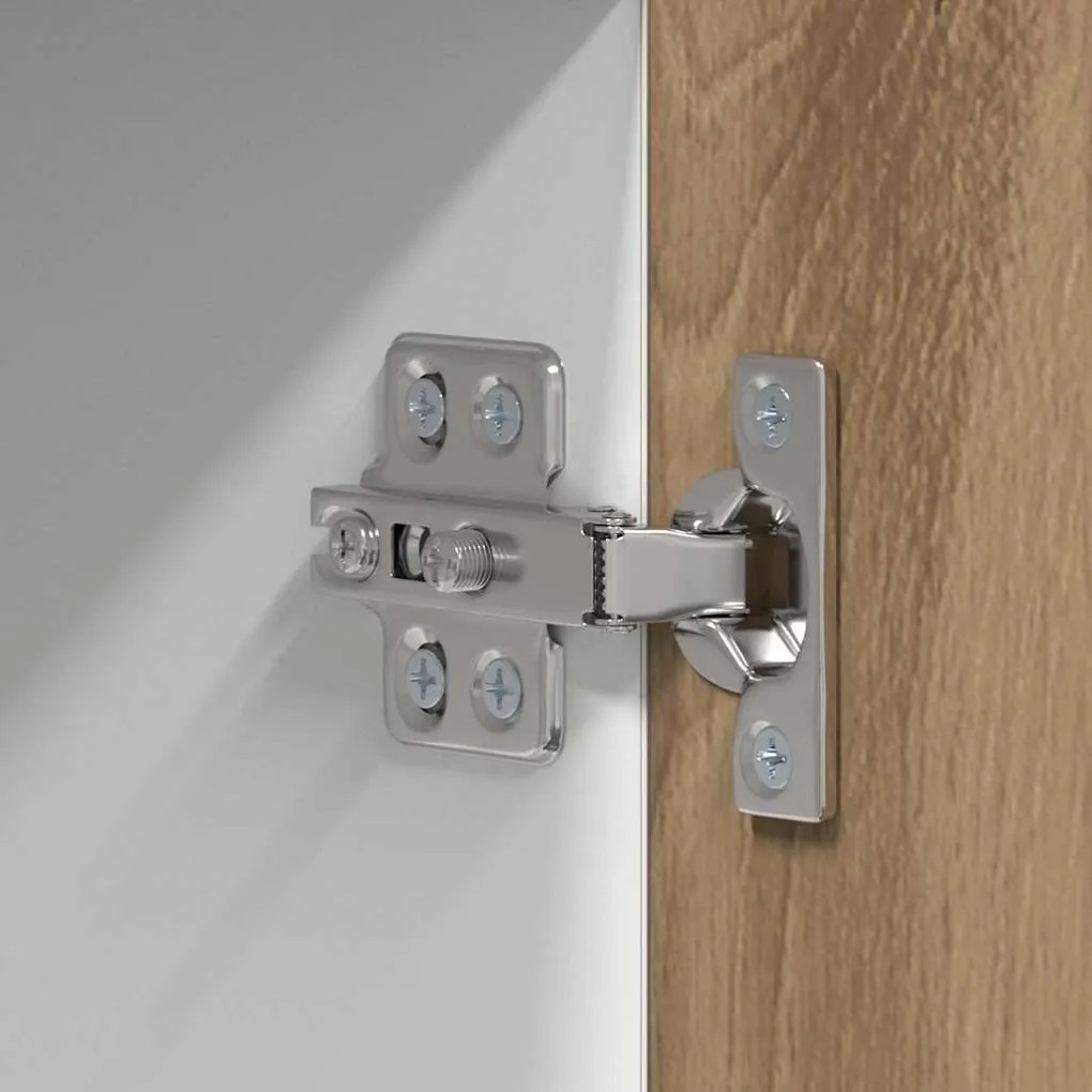 Függő szekrény Riga Artisan tölgy és fehér 50 x 31 x 100 cm