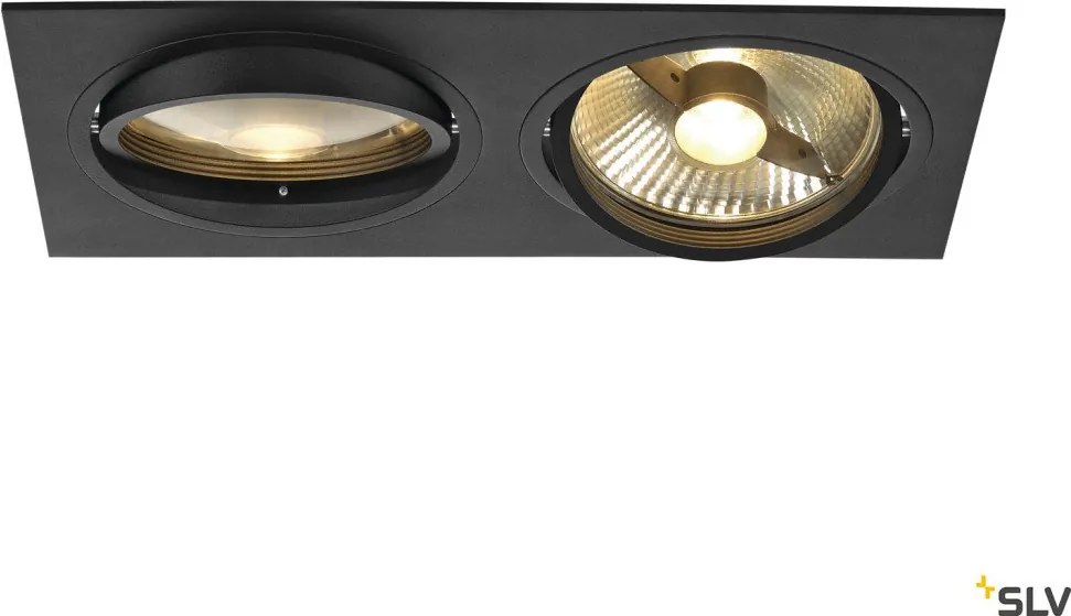SLV NEW TRIA 113840 Beépíthető spotlámpa 2x75W/GU10/ES111 IP20