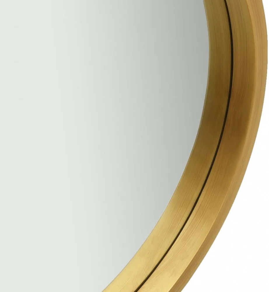 Aranyszínű fali tükör szíjjal 60 cm