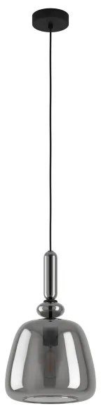 Eglo 39997 - Csillár zsinóron BOVINO 1xE27/40W/230V füstös