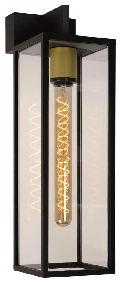 Lucide 27806/01/30- Kültéri fali lámpa LAURENS 1xE27/40W/230V IP54 fekete