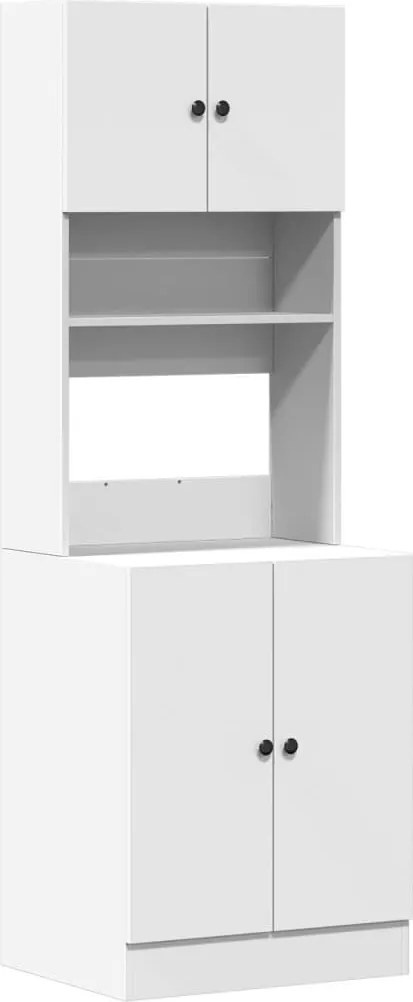 vidaXL fehér szerelt fa konyhaszekrény 60 x 50 x 180 cm