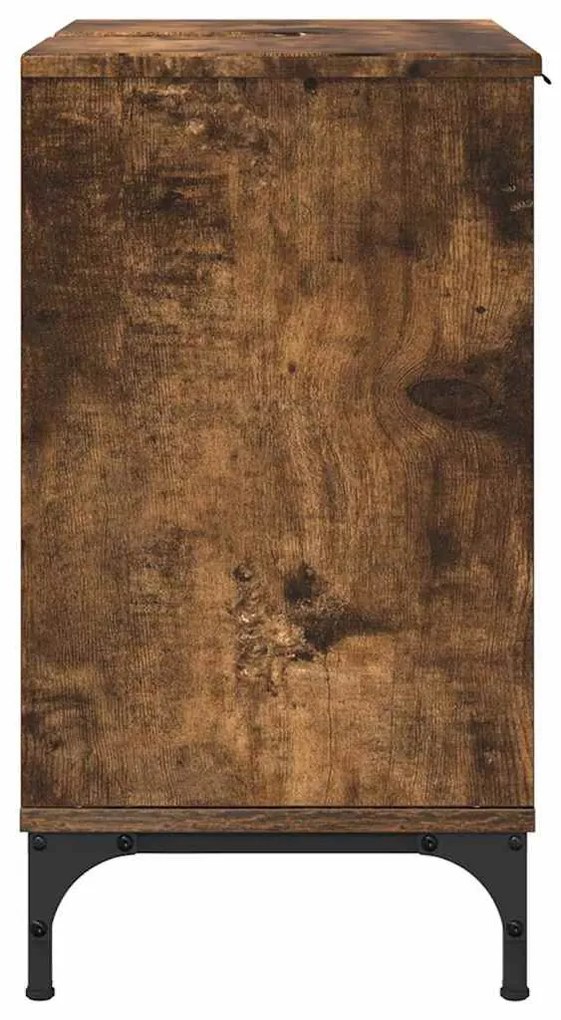 Fürdőszobai mosdószekrény Füstölt tölgy 60.5 x 33.5 x 61 cm