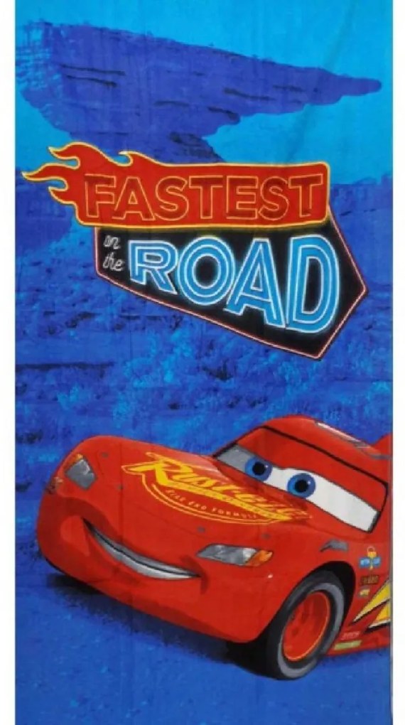 Gyermek törölköző CARS open road 70X140cm Setino