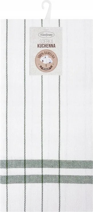Konyharuha 50x70 Check zöld Eurofirany