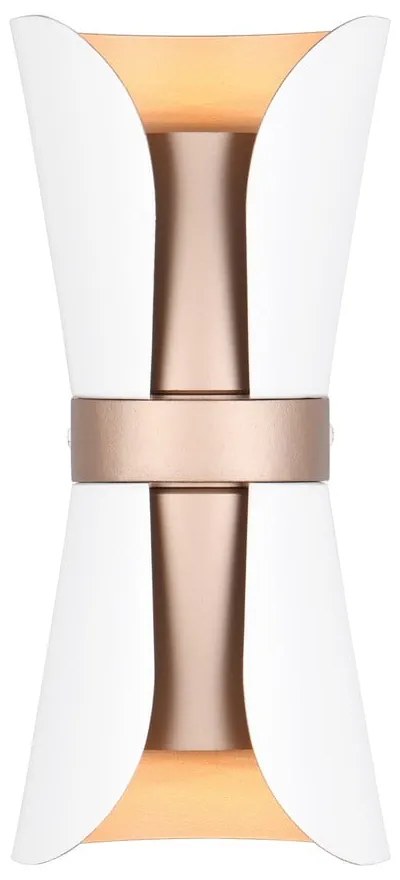 Fehér-bronzszínű fali lámpa Coat – Trio
