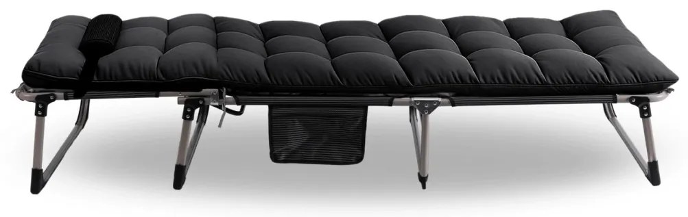 Kempingágy Fekete VENUS