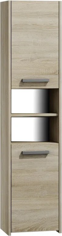 S40 fürdőszoba szekrény, sonoma