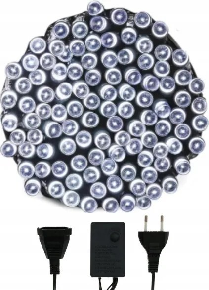 Karácsonyfa Lámpa Led 300 Hideg Fehér 21m Kombinált