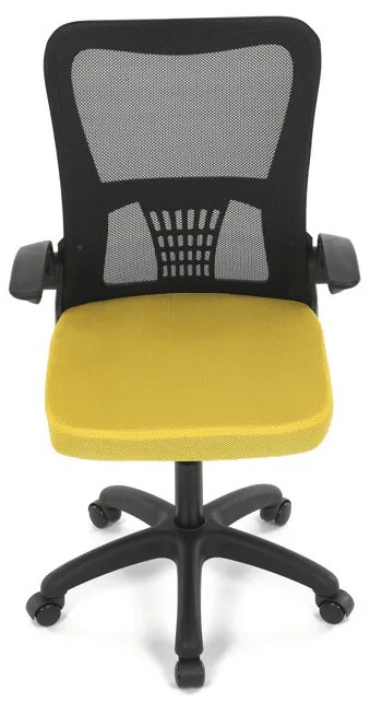 Sárga Hálós Gyerek Hinta Mechanikás Szék. YEL