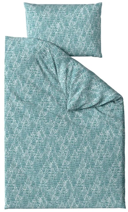 Pamut ágynemű FROSTLINE kékeszöld Ágyneműhuzat mérete: 70 x 90 cm | 140 x 200 cm