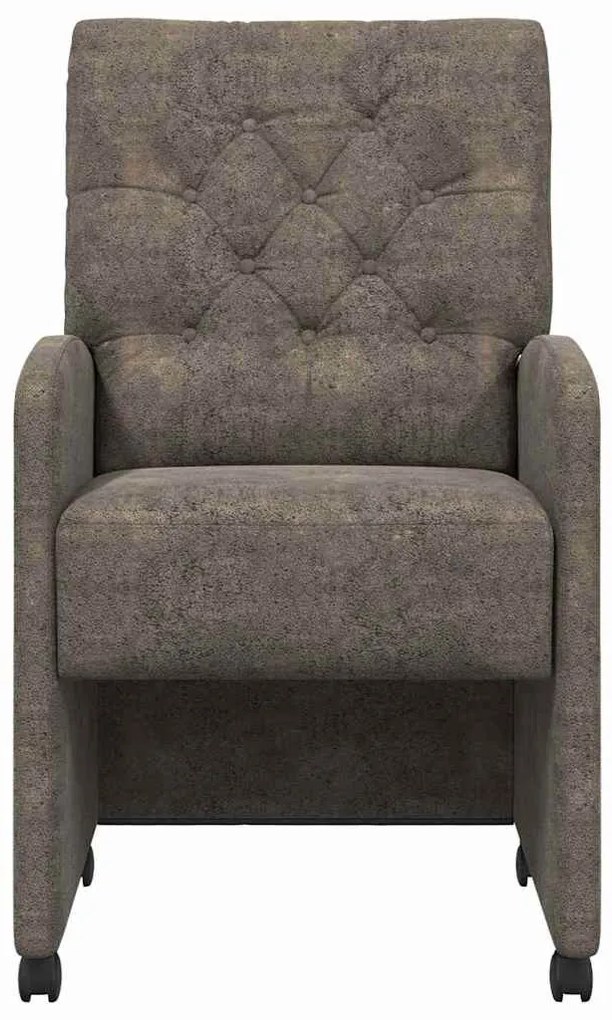 Kerekes Étkező Székek 2 pcs Sötétszürke 58 x 67 x 97 cm