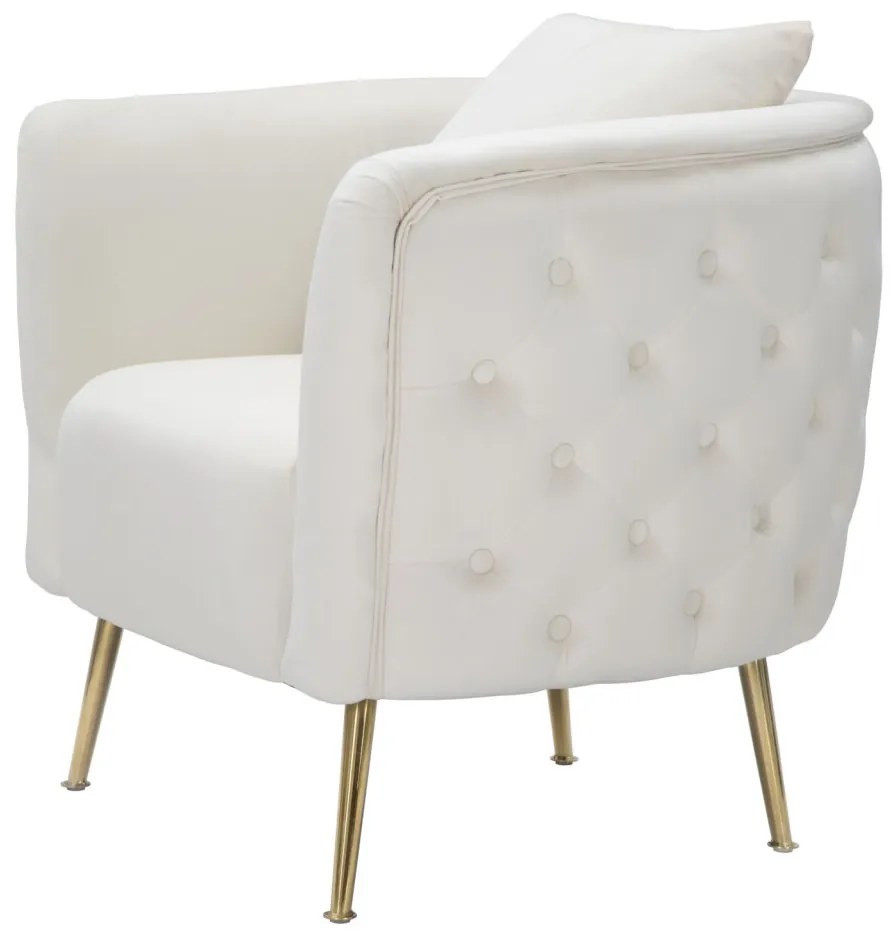 Bucarest crema fotel 76x74x73cm