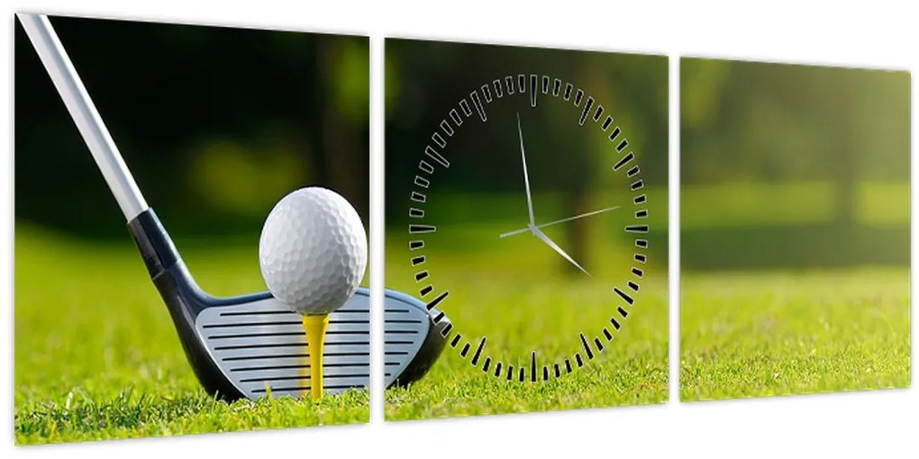 Kép - Golf (órával) (90x30 cm)