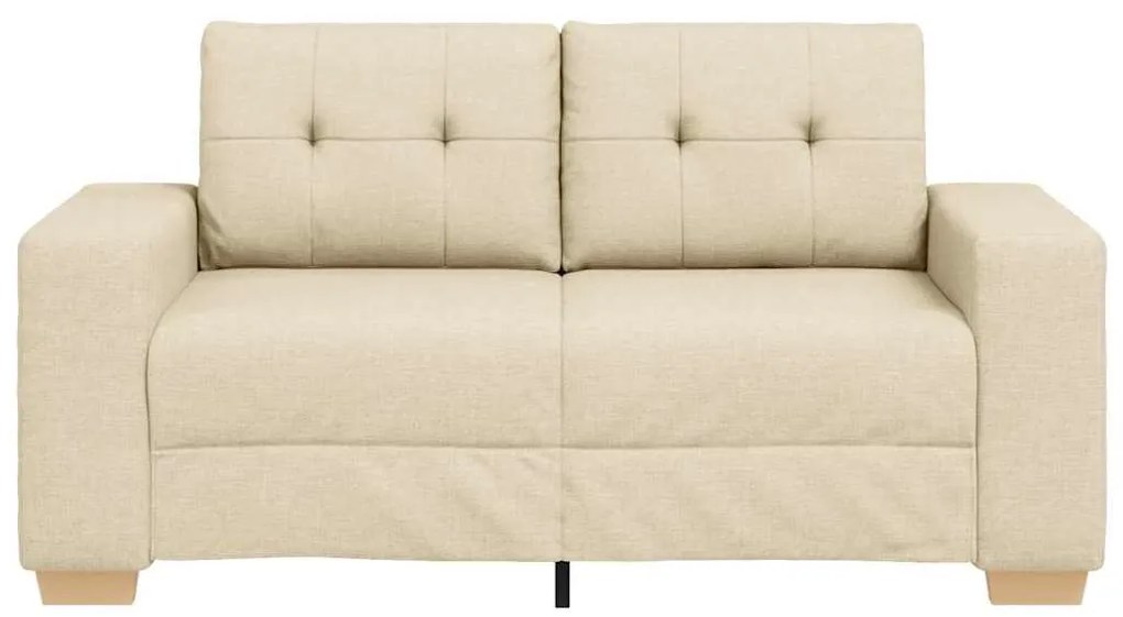 krém szövet loveseat kanapé 120 cm