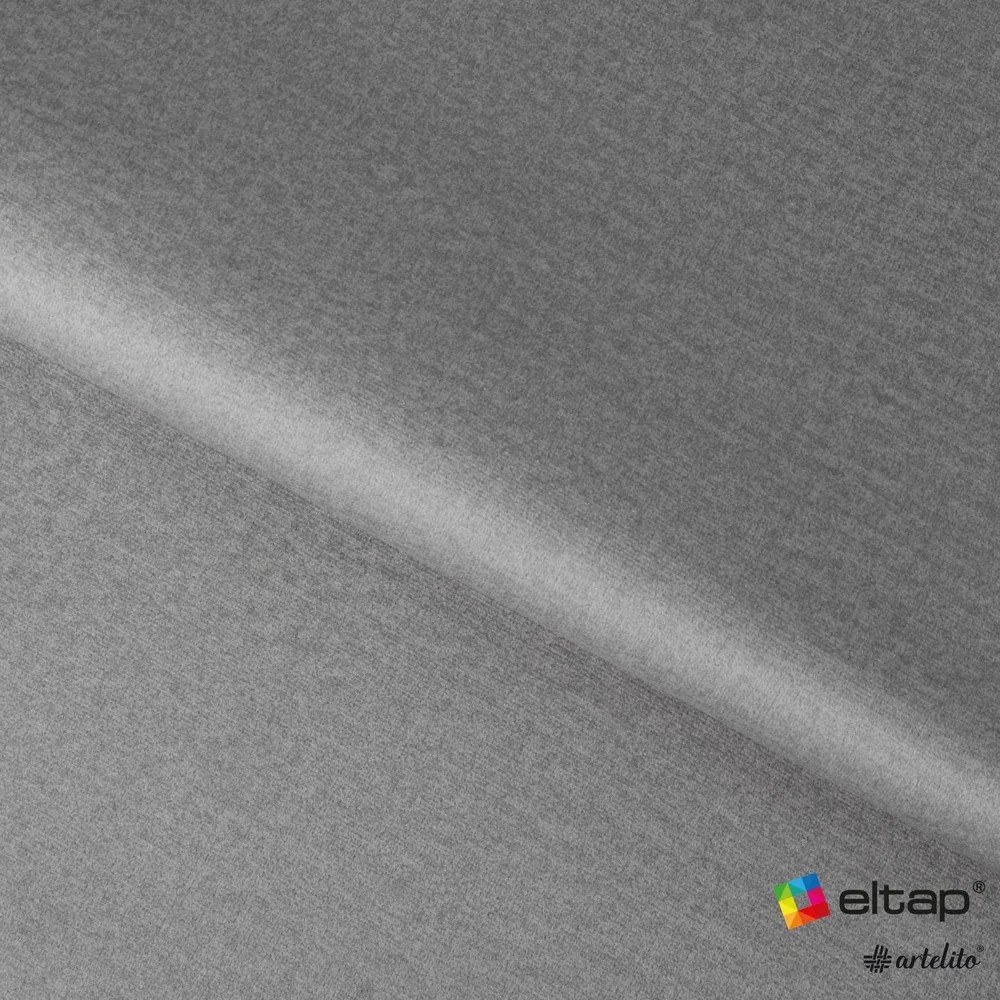 Szürke kárpitozott ágyneműtartós egyszemélyes ágy ágyráccsal 90x200 cm Lamica – ELTAP