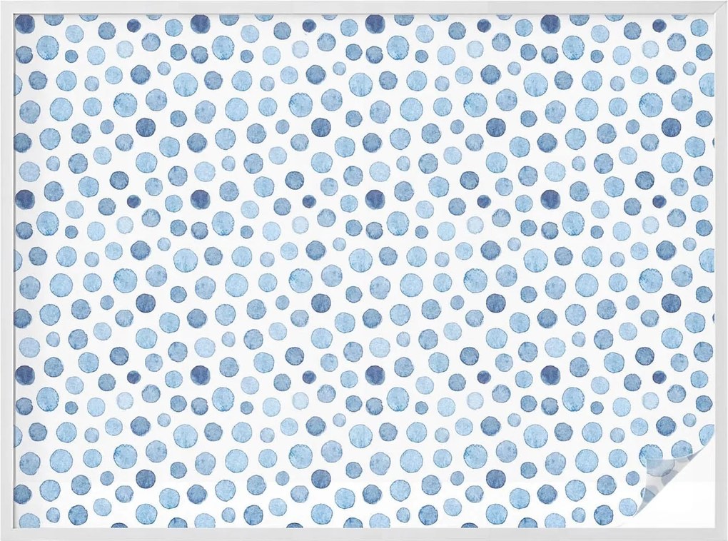 Öntapadós adatvédelmi fólia szélvédőre Akvarell pöttyök 200x146