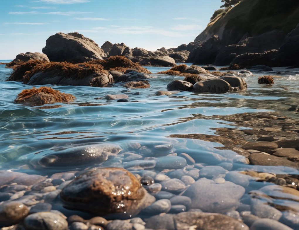 Poszter 65x50cm Tengerparti harmónia