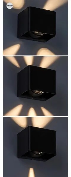 Rabalux 77168 - LED Kültéri fali lámpa HALLSTATT LED/10W/230V IP54 fekete