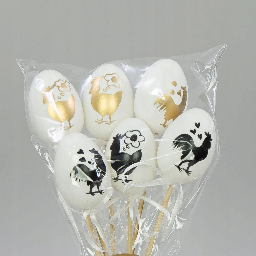 6db húsvéti tojás Homok kosár Pikk-pakk tojás húsvéti tojás