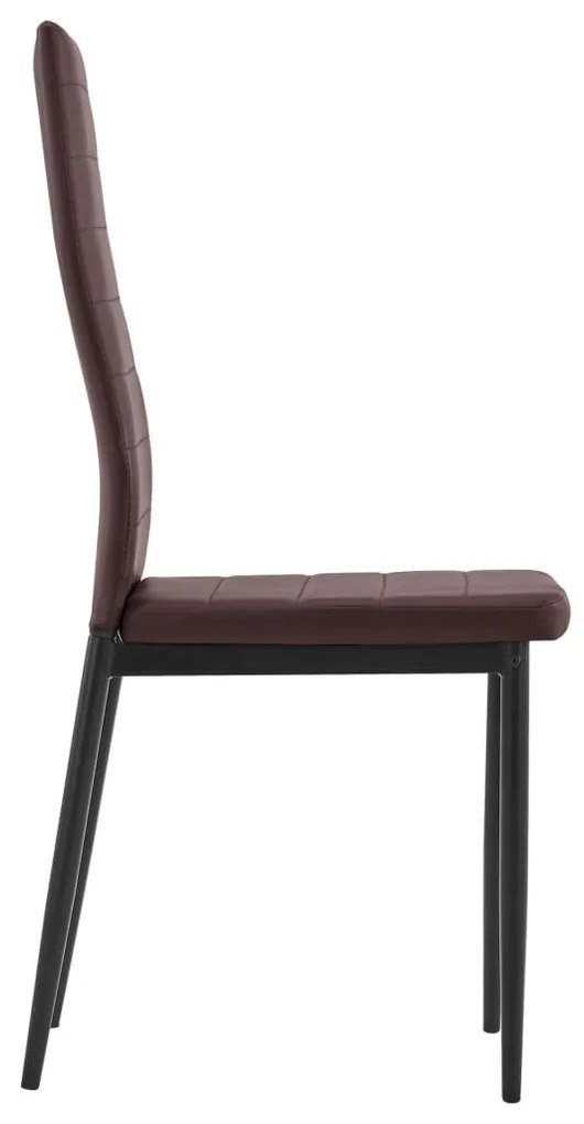 7 darabos barna étkezőszett