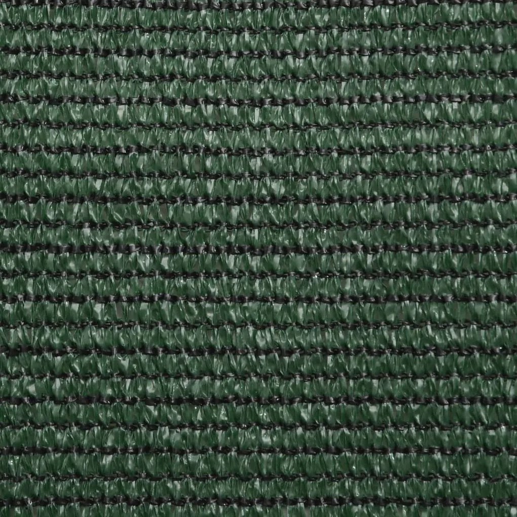 sötétzöld HDPE napvitorla 160 g/m² 3 x 4 x 4 m