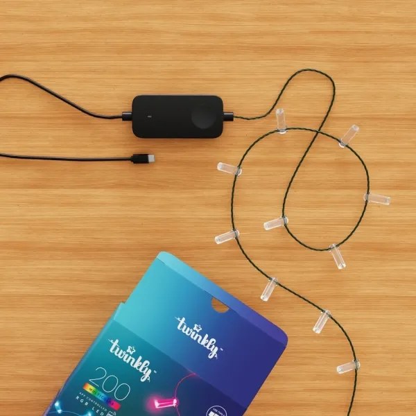 Twinkly TWKC200RGB-G - LED RGB Dimmelhető karácsonyi lánc 200xLED 14 m USB Wi-Fi