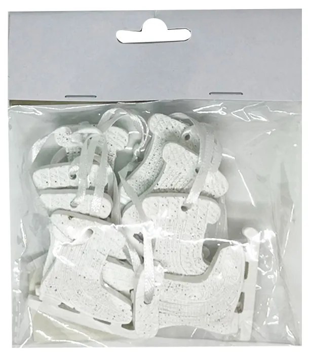 Fehér poly korcsolya 8db-os
